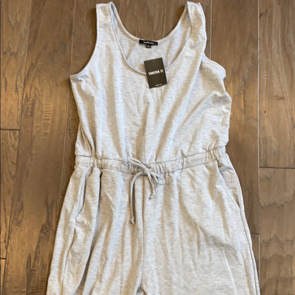Gray jumpsuit
